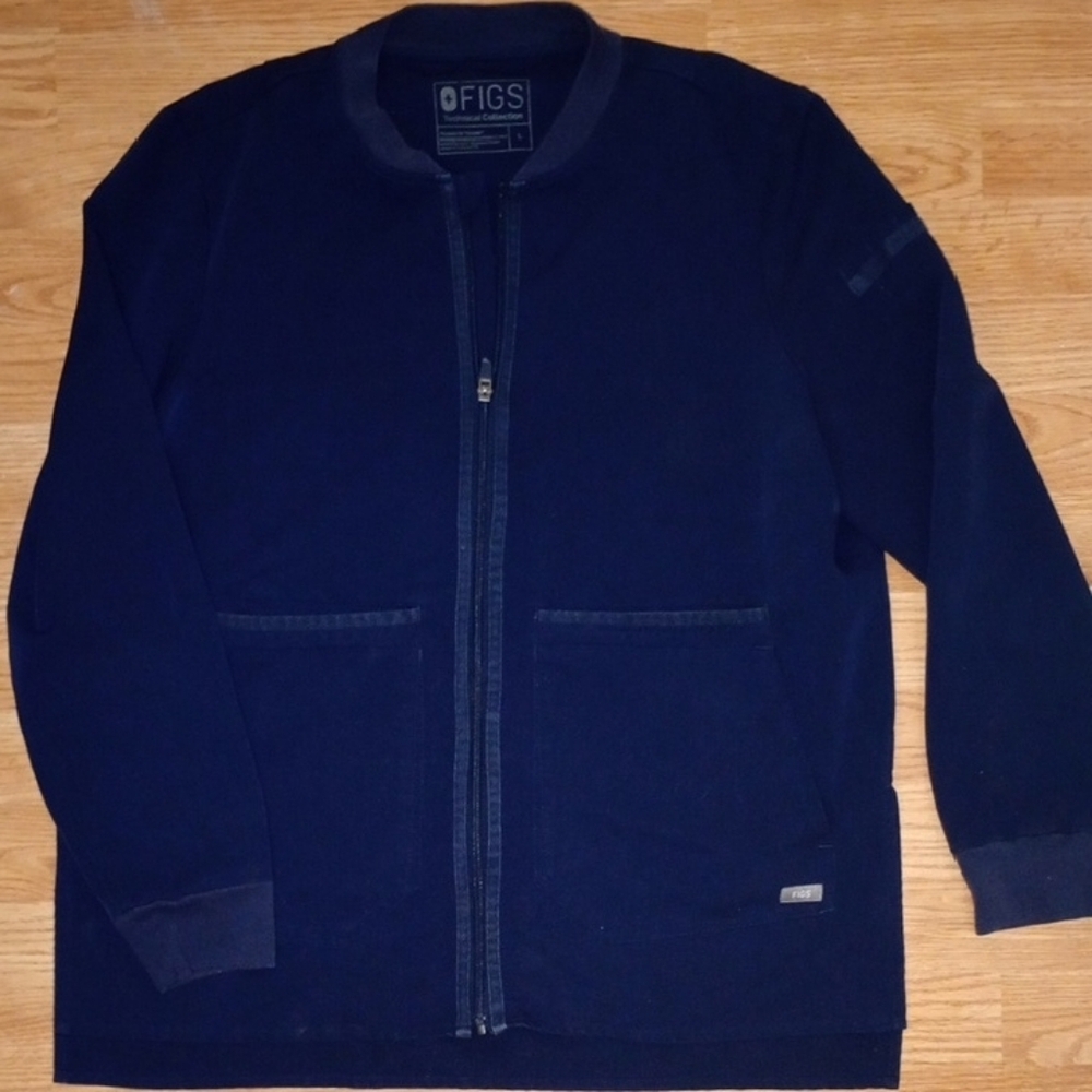 Figs Deep Blue Technical Jacket - image 4